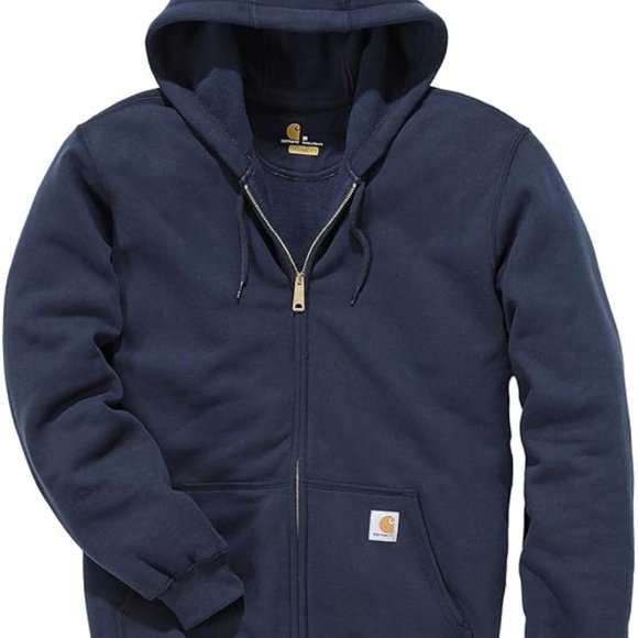 Carhartt, Men's, Midweight Hooded Zip Front, Sweatshirt, XL, Hoodie, Pockets - Picture 2 of 3